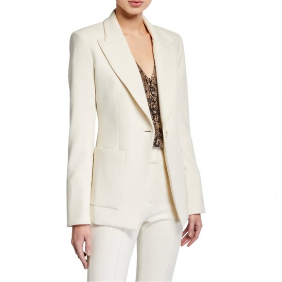 Veronica Beard Kayden Dickey Jacket in white size 14 - Picture 1 of 12